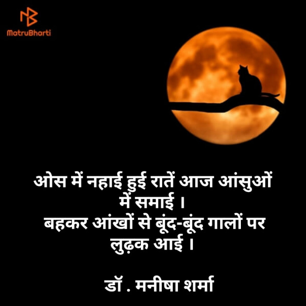 Hindi Shayri by Prof. Manisha Sharma : 111142795