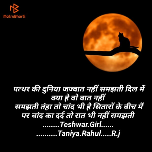 Hindi Shayri by Taniya Teshwar : 111148756