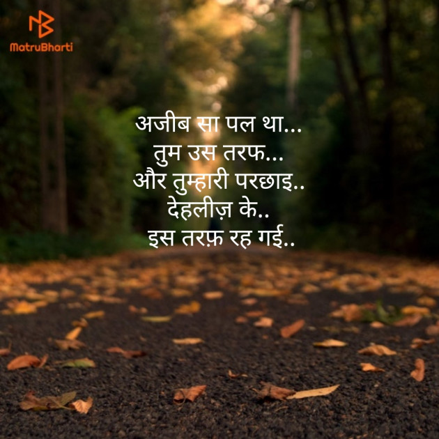 Hindi Shayri by Sarvesh Saxena : 111149890