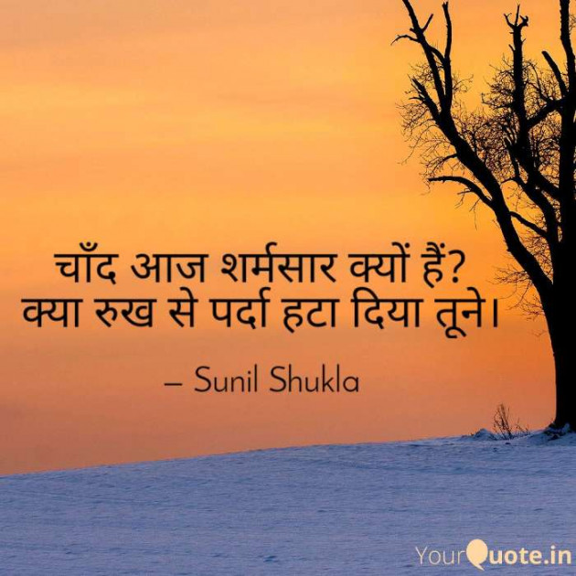 Hindi Shayri by Sunil Shukla : 111152588