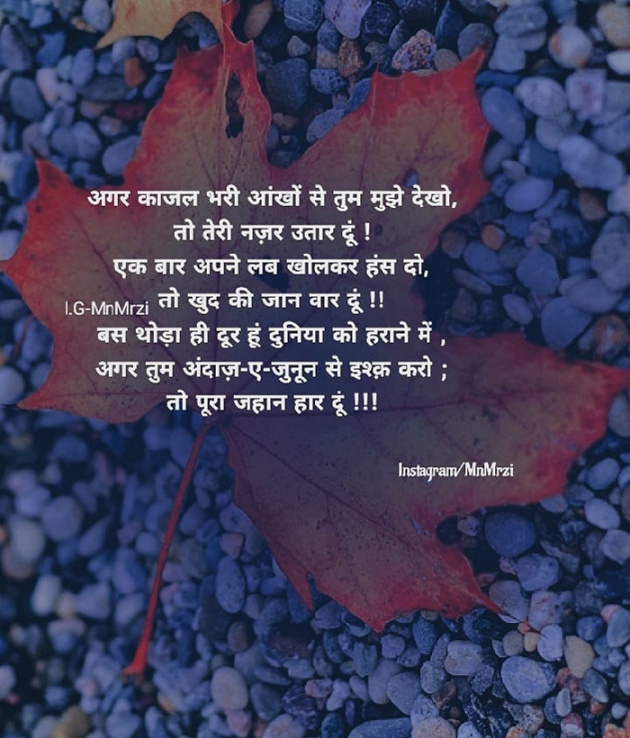 English Shayri by Yogi Soni : 111155064