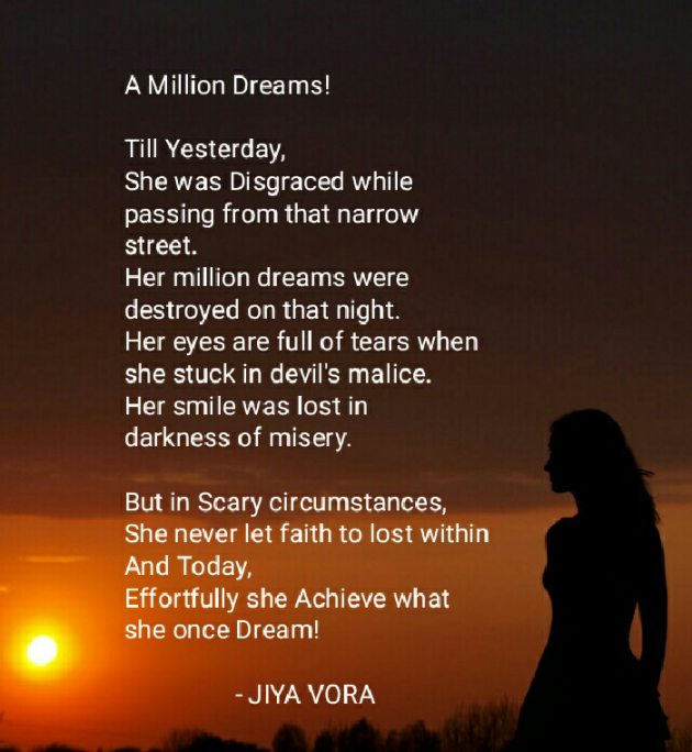 English Poem by Jiya Vora : 111158182