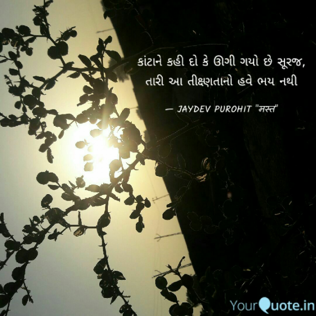 Gujarati Blog by JAYDEV PUROHIT : 111166893