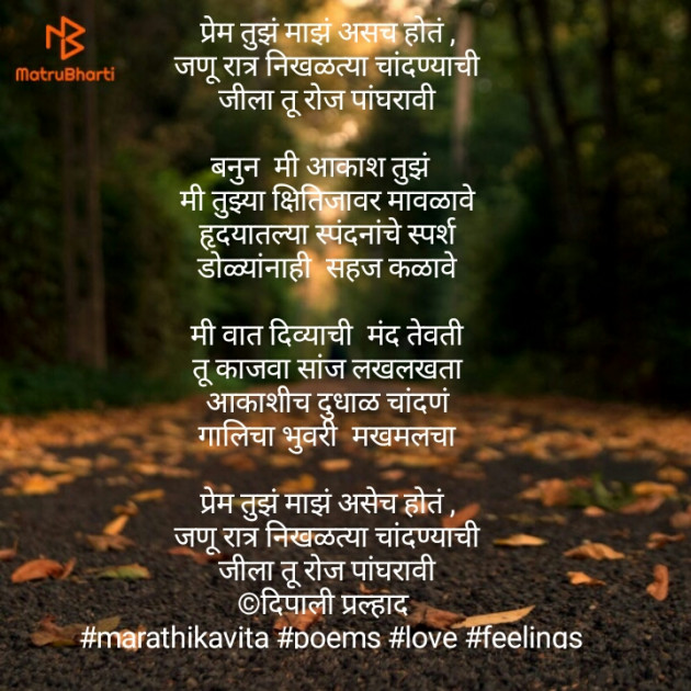 English Poem by Dipaali Pralhad : 111169321