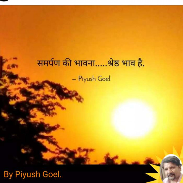 Hindi Thought by Piyush Goel : 111171070