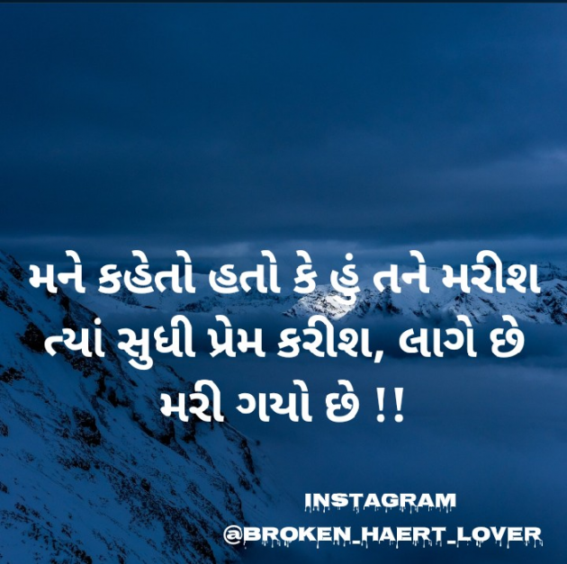 Gujarati Whatsapp-Status by Broken Haert Lover : 111176934