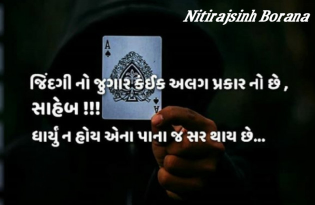 Gujarati Blog by Nitirajsinh Borana : 111177714