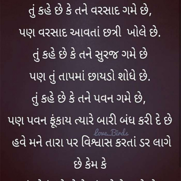 Gujarati Poem by Viraj Bhatt : 111179995