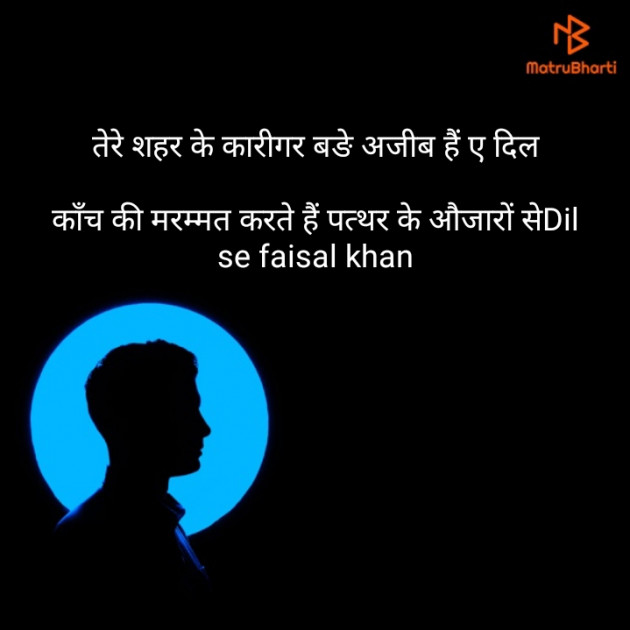 Hindi Shayri by Faisal Khan : 111181396