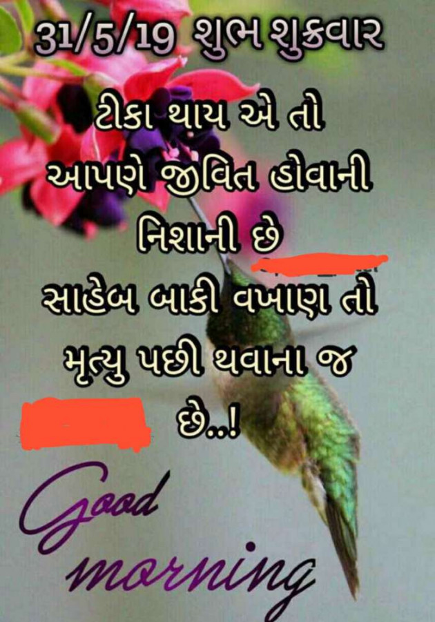 Gujarati Good Morning by Mehul Kumar : 111184114