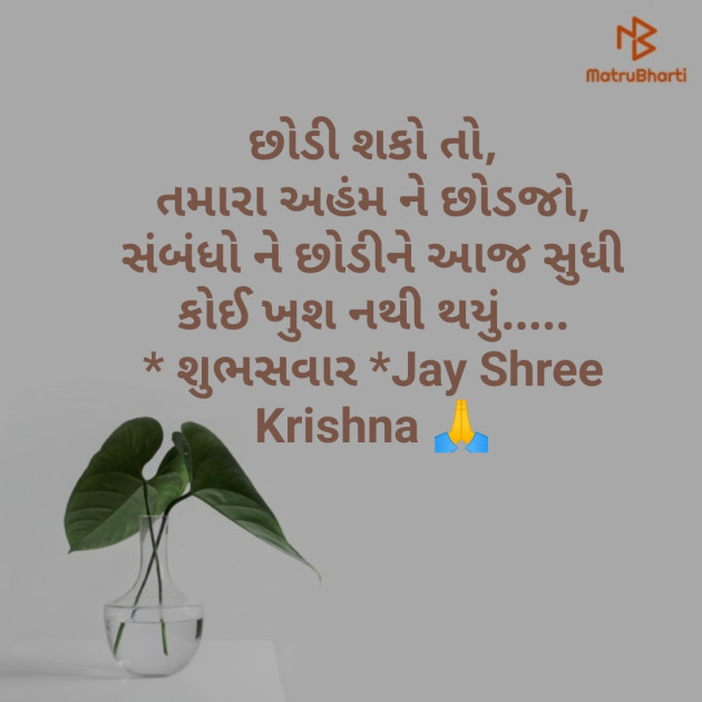 Gujarati Good Morning by SMChauhan : 111194056