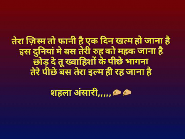 Hindi Quotes by Shaihla Ansari : 111199977