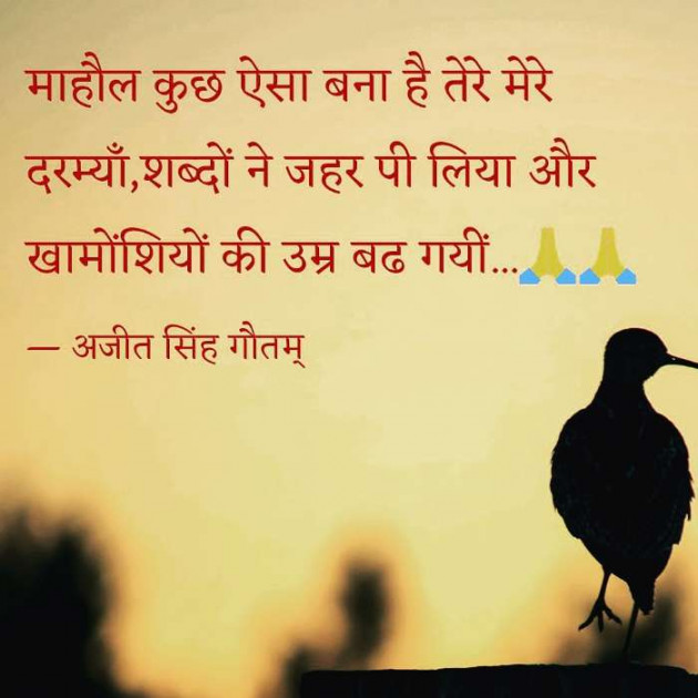 Hindi Thought by Dr.Ajit Singh Gautam : 111206012