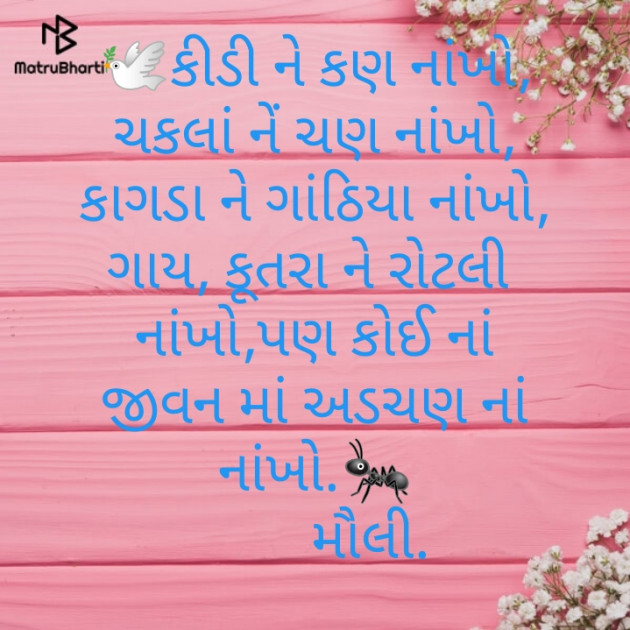 Gujarati Thought by Maulika Shah : 111206944