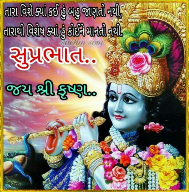 Gujarati Good Morning by Sachin Soni : 111214773