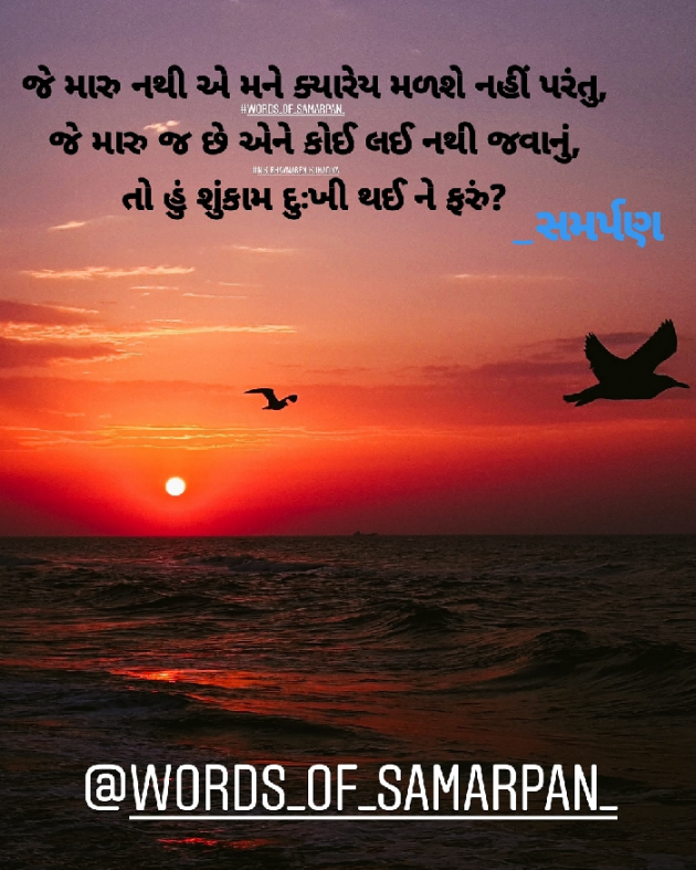 Gujarati Quotes by Nikunj kukadiya samarpan : 111224020