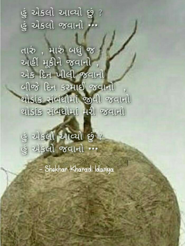 Gujarati Poem by shekhar kharadi Idriya : 111226350