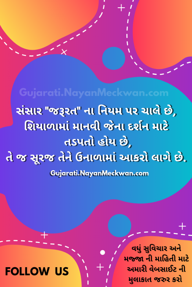Gujarati Whatsapp-Status by Nayan Meckwan : 111231563