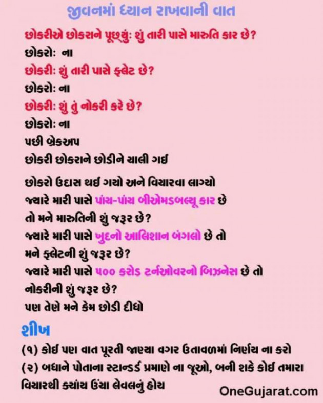 Gujarati Motivational by Sanju Parmar : 111251758