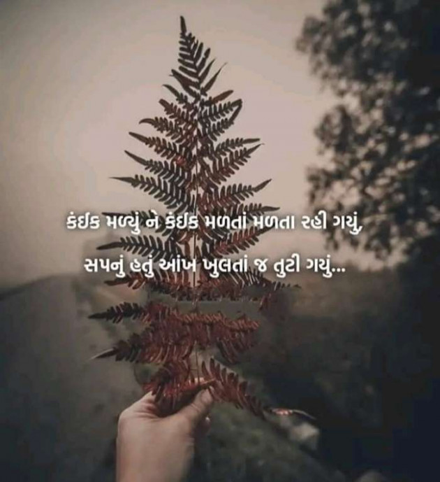 Gujarati Poem by Sanju Parmar : 111252502