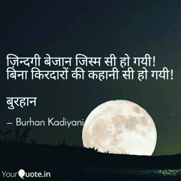 Hindi Shayri by Burhan Kadiyani : 111256999