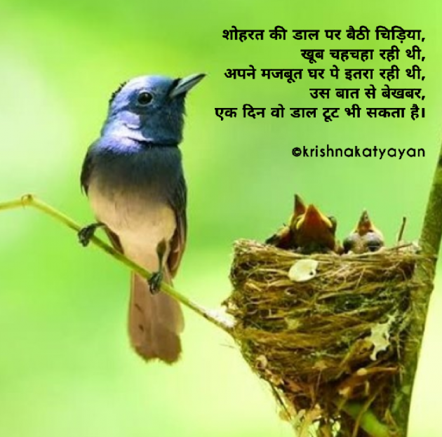 English Poem by Krishna Chaturvedi : 111260777