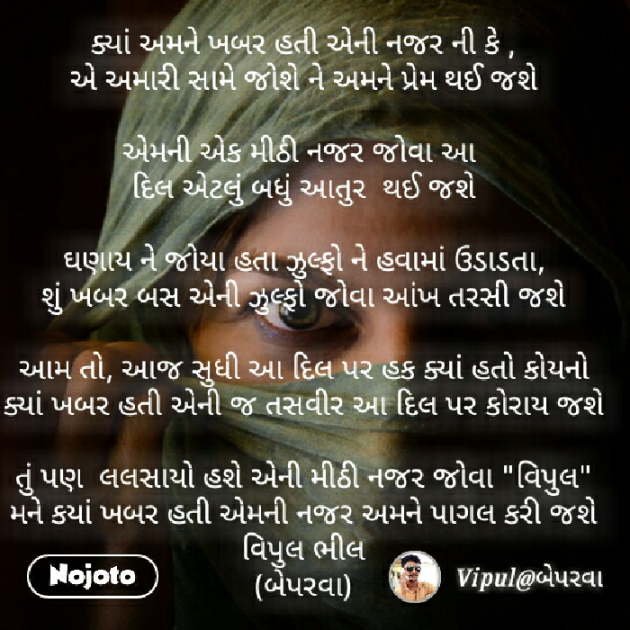 Gujarati Poem by વિપુલ ભીલ : 111261774