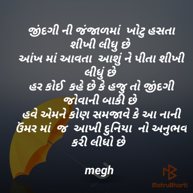 Gujarati Poem by Kothari Megha : 111270676