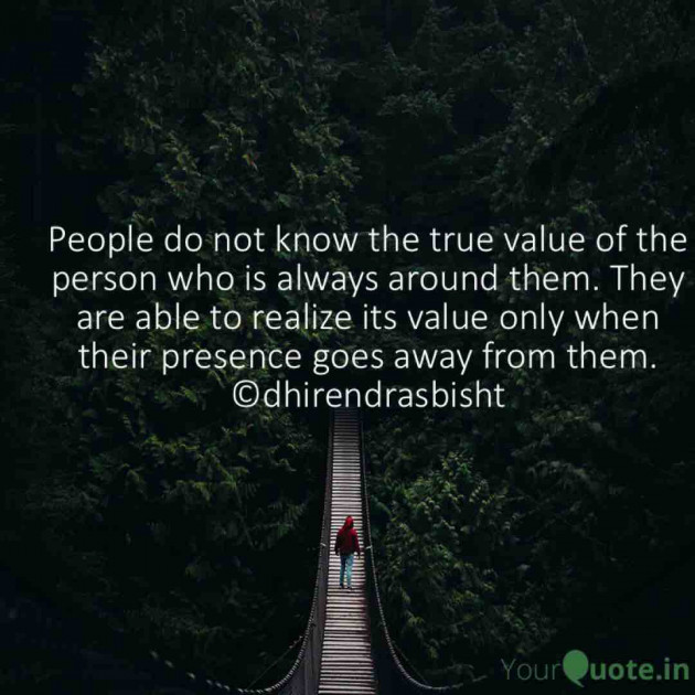 English Quotes by DHIRENDRA SINGH BISHT DHiR : 111273694