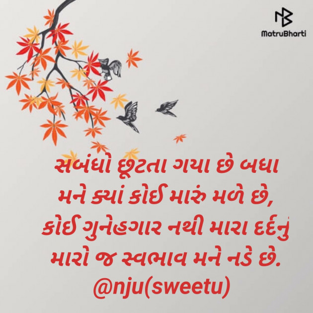 Gujarati Shayri by anjana Vegda : 111275122