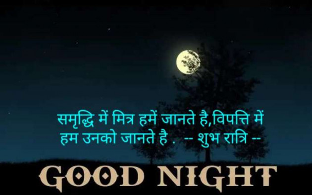 Hindi Good Night by Kalpesh Joshi : 111276704