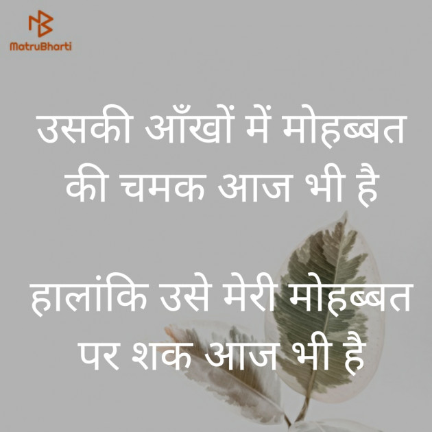 Hindi Shayri by Amit Katara : 111286829