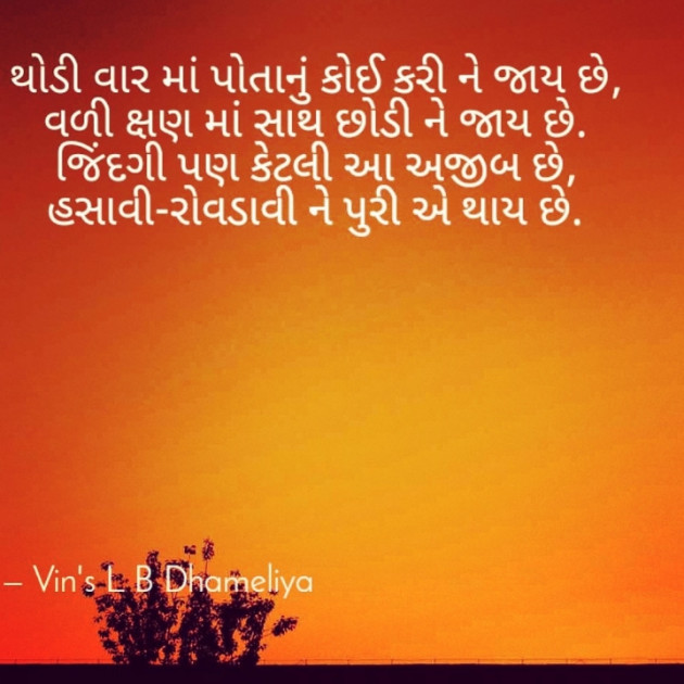 Gujarati Poem by Vins L B : 111311291