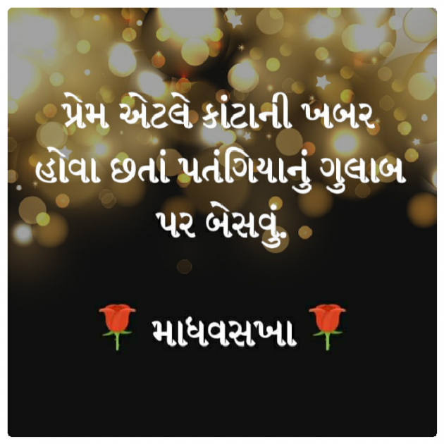 Gujarati Blog by માધવસખા : 111324714