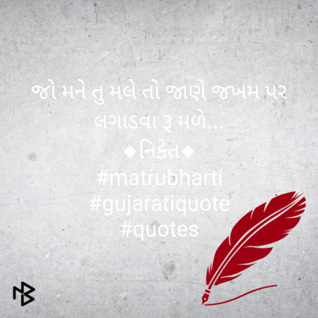 Gujarati Shayri by Niket , : 111315744