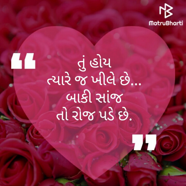 Gujarati Shayri by Rakhi : 111335525