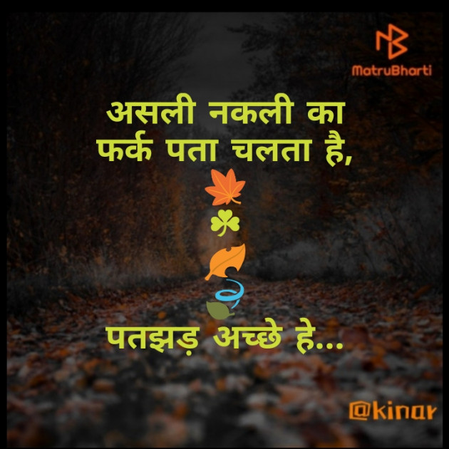 Hindi Thought by Kinar Rana : 111348773