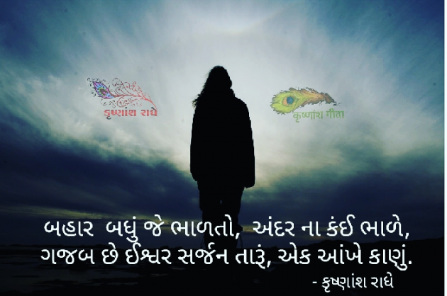 Gujarati Poem by Krishnansh Radhe : 111352043
