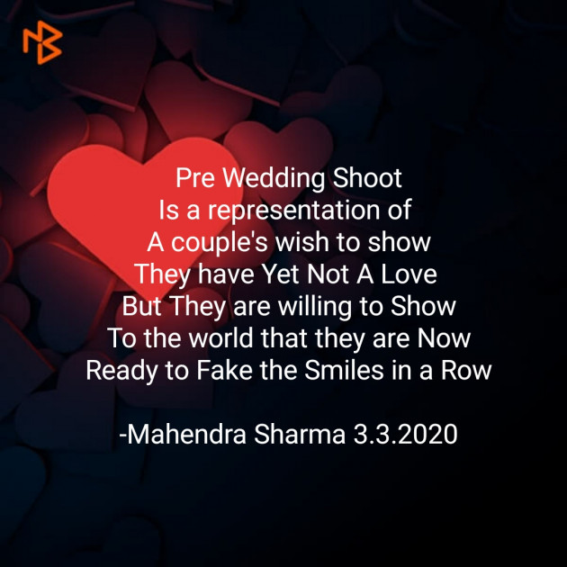 English Poem by Mahendra Sharma : 111352330