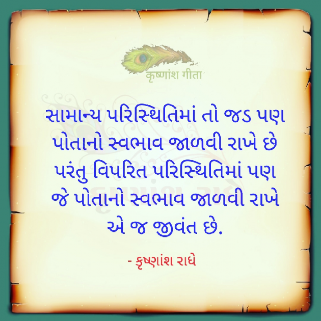 Gujarati Motivational by Krishnansh Radhe : 111353602
