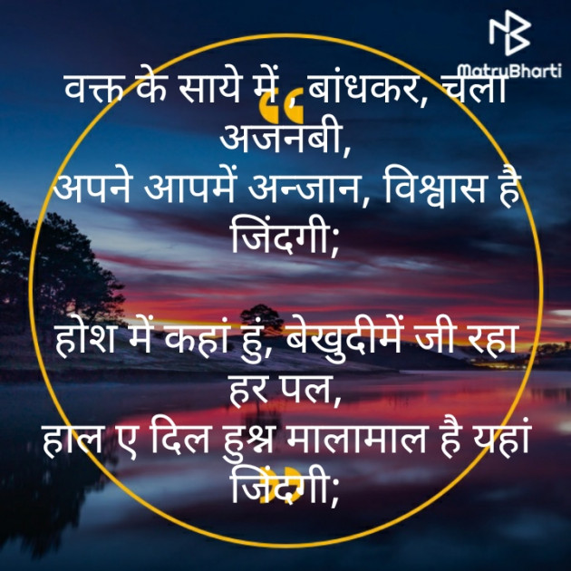 Hindi Shayri by મોહનભાઈ આનંદ : 111363400