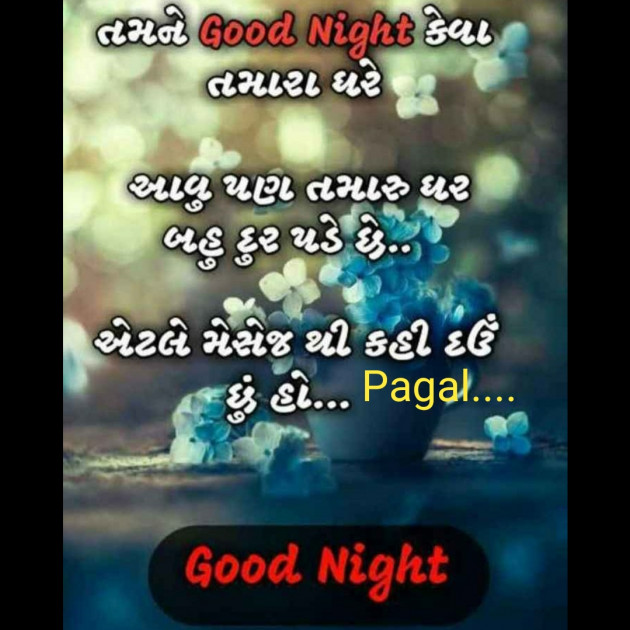 Gujarati Good Night by Manoj Leuva : 111388015