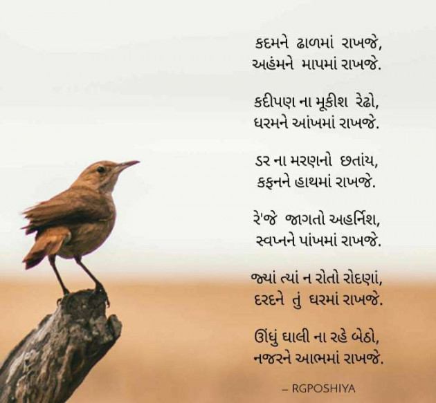 Gujarati Motivational by R G POSHIYA : 111395747