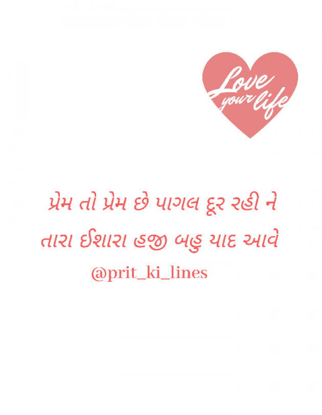 Gujarati Shayri by Prit_ki_lines : 111396890