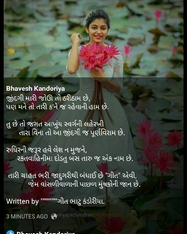 Gujarati Shayri by Geetbhatu Kandoriya : 111399660