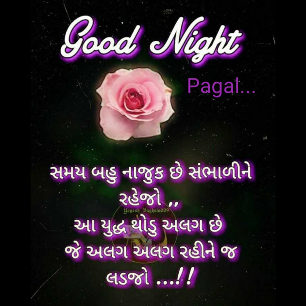 Gujarati Good Night by Manoj Leuva : 111401025