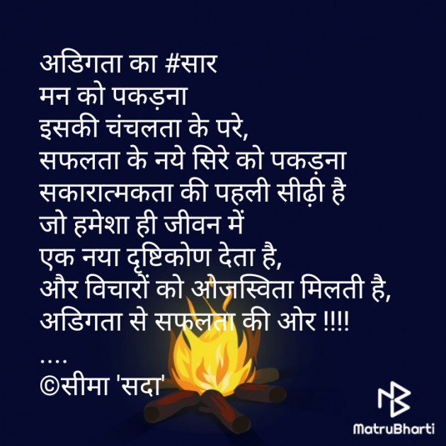 Hindi Poem by Seema singhal sada : 111405417