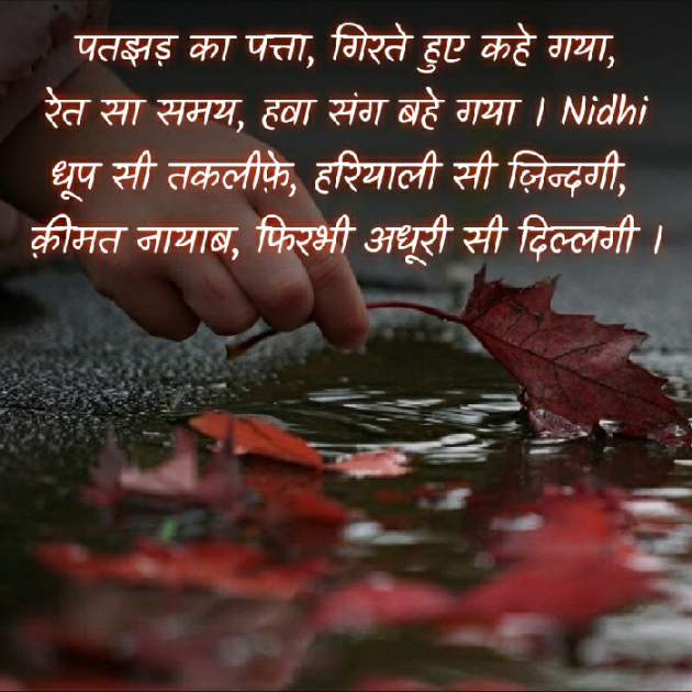 Hindi Blog by Nidhi_Nanhi_Kalam_ : 111410219