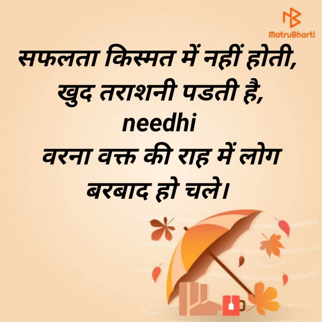 Hindi Blog by Needhi Patel : 111412991