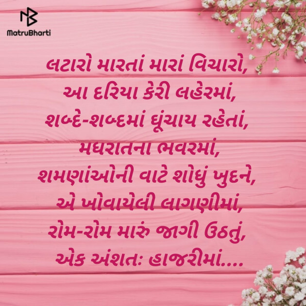 Gujarati Blog by Bhoomi Shah : 111413908